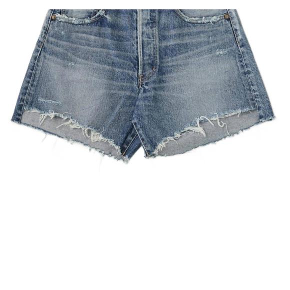NEW MOUSSY nashville shorts in blue - Picture 4 of 4
